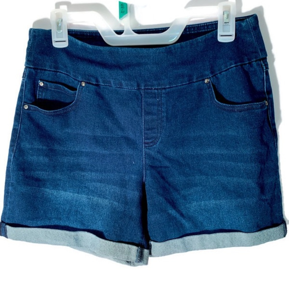 High Waisted Blue Denim Shorts